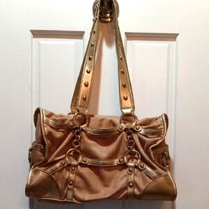 Kathy Van Zeeland Elegant Gold Women's Purse.